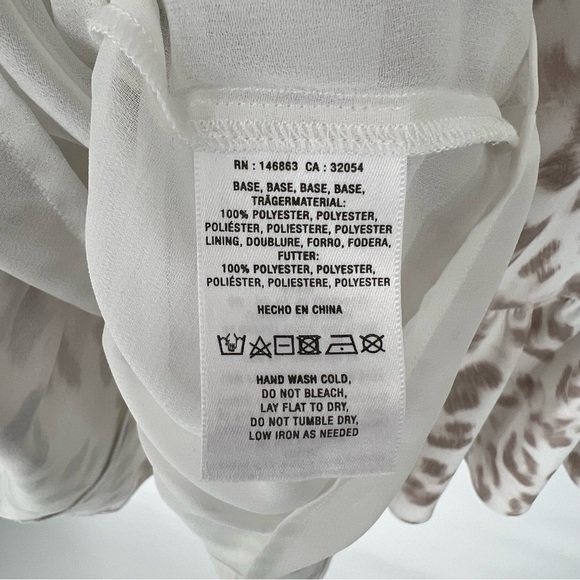 MARE MARE ANTHRO Felix White Leopard‎ Tunic Dress - Picture 11 of 14